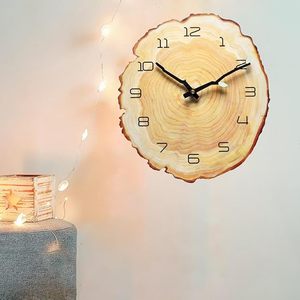 Modern <b>Digital</b> Quartz Silent Wall <b>Clock</b> Handmade Antique Style Living Room Home Office - Product Image 2