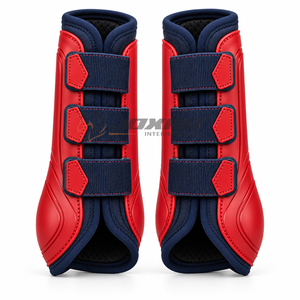 Bottes de brossage pour chevaux de qualité supérieure, avec design flexible, intérieur doux et fermeture fiable, pour l'entraînement, la compétition et l'usage quotidien. - Product Image 5