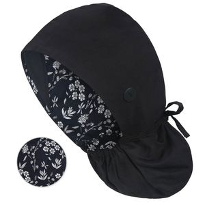 Fashionable Lovely Hello Printed <b>Scrub</b> <b>Caps</b> For Women In Nursing Functional Surgical Hat Easy Adjust Tie Back Avail In Low Price - Product Image 5