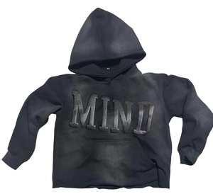 ที่กําหนดเองที่มีคุณภาพสูงซ้อนกางเกงวอร์มเหงื่อชุดที่กําหนดเองพัฟพิมพ์พืชยอดนิยมเสื้อฮู้ดและกางเกงวอร์มเปลวไฟชุดสําหรับผู้ชาย - Product Image 4