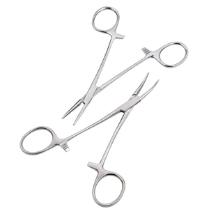 Hémostat chirurgical multi-usage en acier courbé de 5,5 pouces avec verrouillage, alimentation manuelle, garantie de 3 ans pour usage médical - Product Image 5