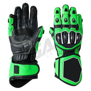 Guantes de Motocicleta de Cuero Personalizados con Pantalla Táctil, Protección Completa para los Dedos, Invierno, para Hombre, con Protección Rígida en los Nudillos, Unisex, OEM, Guantes de Carreras - Product Image 1