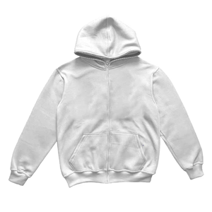 OEM 2026 Sweat à capuche unisexe oversize à fermeture éclair intégrale, style streetwear, imprimé camouflage requin, en coton épais 100%, pour homme, collection décontractée - Product Image 6