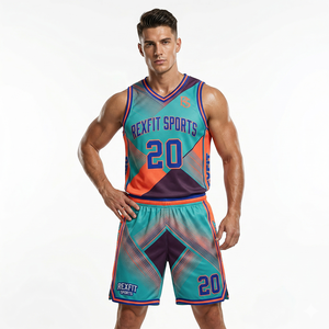 Ensemble d'uniformes de basketball personnalisés professionnels, vente en gros, maillot de basketball personnalisé, kit complet, uniforme de basketball pour garçons - Product Image 3