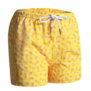 High Quality Custom Breathable Sublimated Pink Peach Floral Pattern Men Short 100% Polyester Double <b>Layer</b> Muay Thai Mesh Shorts - Product Image 3