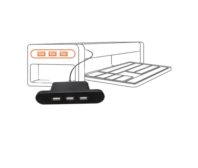 Power Charging Extension Hub Cable Furniture USB Outlet