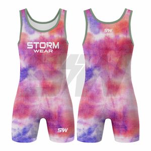 Pro <b>Weightlifting</b> <b>Singlet</b> Pink Custom Fit Y-line Straps Breathable Quick Dry Unisex Gym <b>Singlet</b> Compression Wear Competitions - Product Image 6