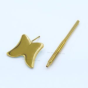 Miroir à cils papillon sur mesure Nouvelle arrivée Miroir à cils pour extensions de cils Miroir à cils en acier inoxydable Technologie des cils - Product Image 2