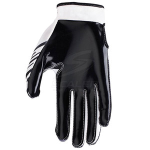 Gants de football américain en cuir haute performance, avec une adhérence durable sur la paume, antidérapants, respirants, légers, confortables, adaptés à tous - Product Image 5