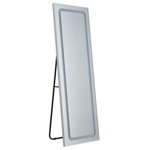 Specchio LED in Alluminio 63*20 Pollici Rettangolare ad Angolo Retto con 3 Tonalità di Luce, Luminosità Regolabile, Funzione Memoria, Appendibile o da Tavolo, a Figura Intera - Product Image 6
