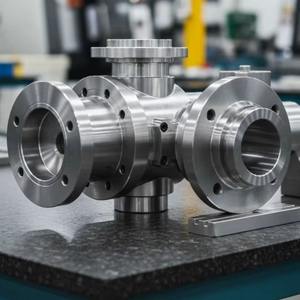 YOGI โมเดล06ท่อสเตนเลสสตีลผสมข้ามบล็อกที่มีความแม่นยำทางวิศวกรรม - Product Image 5