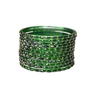 2026 New Arrival Professional Handcrafted Indian Wedding Bridal Chudiya <b>Sets</b> Silver Plated Pearl Trendy Geometric Casual <b>Bangles</b> - Product Image 1