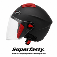 Casque Moto Ouvert Ultra PP Personnalisé avec Double Visière et Fermeture Rapide pour les Passionnés de Week-end - Vente en Gros