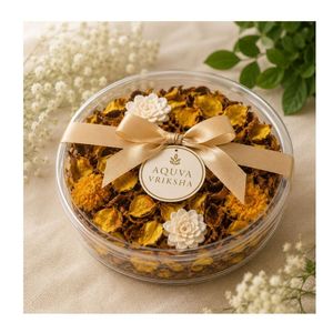 Potpourri Natural de Hierba Limón, Flores Secas, Fragancia para el Hogar, Relleno Decorativo para Cuencos - Product Image 3