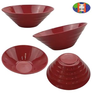 ชามขนาดใหญ่ PGT ทนทานและเป็นมิตรกับสิ่งแวดล้อม - สีแดงคลาสสิก |   MIT - Product Image 3