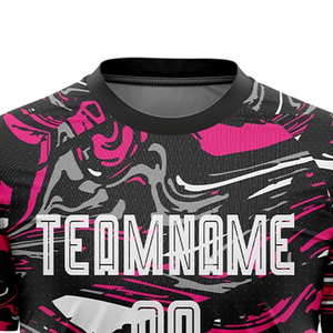 เสื้อฟุตบอลคุณภาพสูง น้ำหนักเบา ปรับแต่งได้เต็มที่ / ชุดกีฬาออกกำลังกาย เสื้อฟุตบอลชายหญิง ไซส์พลัส - Product Image 3