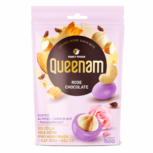 Manufacturer Sale Premium Quality Dragee Rose Chocolate Coated Almond Cashew <b>Macadamia</b> <b>Nuts</b> 150G Snacks Candy HALAL OEM/ODM - Product Image 1