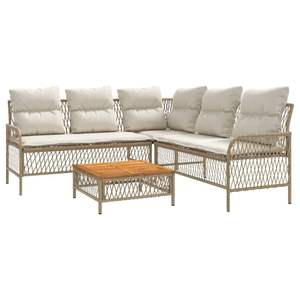 Conjunto de Sofás Beige para Patio, Muebles de Jardín para Exteriores - Product Image 2