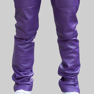 Pantalons en cuir pour hommes, dernier style, en vente, meilleure qualité, prix bas, pantalons en cuir pour hommes en peau de mouton, couleur personnalisée - Product Image 3