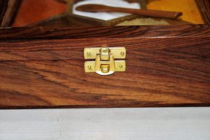 Wooden Spice & Nut <b>Grinder</b> with 4 Compartments <b>for</b> <b>Herbs</b> and Spices Durable Wood Food Grade Oven Safe Eco-Friendly Handmade - Product Image 4