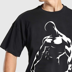 Men's Gym T-<b>Shirt</b> <b>100</b>% <b>Polyester</b> Slim Fit Casual Breathable Quick Dry Anti-Pilling Anti-Wrinkle Jersey Knitted - Product Image 2
