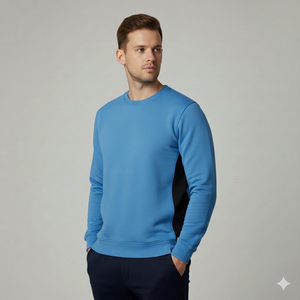 Sudaderas personalizadas para hombre con cuello redondo, sudaderas con capucha para hombre, suéteres de manga larga, sudaderas gruesas de forro polar, sudaderas lisas para hombre - Product Image 1