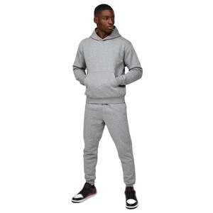 Chándal de otoño para hombre al por mayor, estilo urbano, con capucha, 100% algodón, transpirable, de secado rápido, tallas grandes, color y talla personalizables frontalmente. - Product Image 6