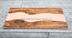 Tabla de Cortar de Resina y Madera Hecha a Mano de Primera Calidad al por Mayor |   Plato para Queso Ecológico, Resistente y Apto para Lavavajillas, Utensilios de Cocina - Product Image 6