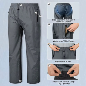 Industrial Waterproof Rain Suit Durable Workwear Manufacturer Quick Dry Rain Suit Breathable Waterproof <b>Outdoor</b> Rain Suit - Product Image 3