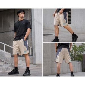 Pantalones Cortos de Gaming Cyberpunk Beige Piedra con Malla Transpirable y Bolsillos Ocultos con Cremallera, Estilo Tech, Proveedor de Ropa Tecnológica - Product Image 6