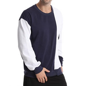 เสื้อสเวตเชิ้ตคอกลมผู้ชายรุ่นใหม่สำหรับฤดูหนาว - ดีไซน์เรียบหรูคุณภาพสูง ผ้าฝ้ายฟลีซ 100% ปักลาย 3 มิติ  โลโก้ปรับแต่งได้ - Product Image 2