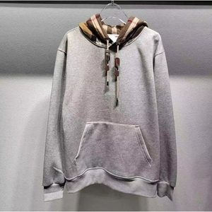High Quality Fashion Trend Women's and Men's Sweatshirt Hoodie Plaid Hooded <b>Jumper</b> Patchwork Casual Kangaroo Pocket Hoodie - Product Image 5