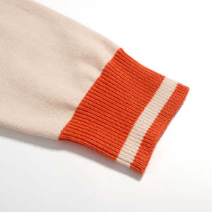 Cardigan respirant pour homme à col en V et boutons, motif dessin animé, tricot jacquard, pull tendance oversize style streetwear USA - Product Image 5