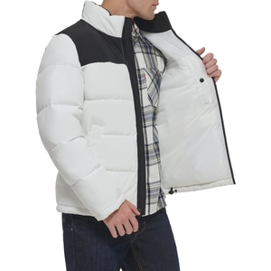 Wholesale Winter Patchwork Front Logo Thick Cotton Filled Puffer <b>Jackets</b> Waterproof OEM Outerwear <b>for</b> <b>Men</b> & Women - Product Image 6