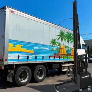 New 3D dọc bức tranh tường UV máy in phun tường trong nhà & Ngoài trời trực tiếp tường Hình ảnh máy với i1600 đầu in - Product Image 1