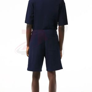 Shorts de sport d'été personnalisés pour hommes, en coton, décontractés, avec poche, motif uni, écologiques, prix abordable, vente en gros - Product Image 2