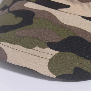 Casquettes de chasse camouflage personnalisables 5 panneaux 100% toile de coton respirante imperméable mode voyage extérieur - Product Image 5