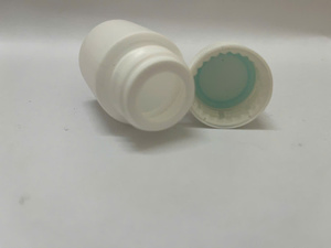Lot de bouteilles en plastique HDPE avec bouchon à vis 23-50ml, couleur blanche, légères, durables, faciles à moudre, imprimables, forme cylindrique, fond plat, APS - Product Image 6