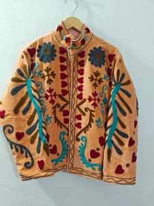 เสื้อแจ็คเก็ตวาร์ซิตี้ลายเสือดาวสุดหรู ปักมือสไตล์โบโฮ ผ้าควิลท์ แห้งเร็ว สีสันสดใส วินเทจ ผ้าฝ้าย ลายชนเผ่า สำหรับผู้หญิง ฤดูหนาว - Product Image 5