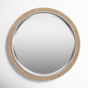 Espejo de pared plano de madera de ingeniería moderna para dormitorio y baño Característica decorativa - Product Image 1