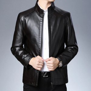 Chaqueta de Cuero PU para Hombre Waqar Teez 2025, Diseño Personalizado, Corte Ajustado, Largo Regular, Transpirable, Secado Rápido, Cuello Alto, Cierre de Cremallera - Product Image 5