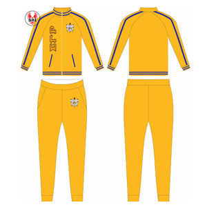 Ensemble de survêtement sport pour homme : sweat à capuche à manches longues, pantalon de jogging coupe ajustée, survêtement complet avec bandes latérales - Product Image 4