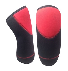 7MM Nylon & Cotton Breathable Unisex <b>Knee</b> Sleeves Support <b>Compression</b> Pair for Weight Lifting Gym - Product Image 1