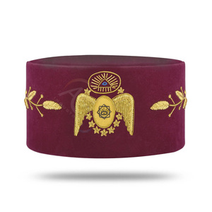 Vente en gros de régaliens maçonniques du 95e degré de Memphis Misraim, ensemble complet, broderie dorée à la main, conception personnalisée, fabrication OEM - Product Image 3