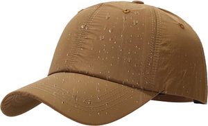 Gorra de Béisbol Unisex Color Bronceado de 6 Paneles, Transpirable, Impermeable, Ajustada, de Color Sólido, para Fiestas, Gorra Infantil Ajustable con Ojales de Nailon, Deportiva - Product Image 2