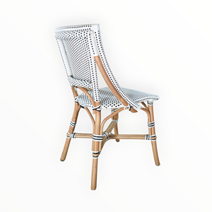 เก้าอี้บิสโทรยอดนิยมสำหรับร้านกาแฟ ร้านอาหาร พื้นที่สาธารณะในที่พักอาศัย - หวายสังเคราะห์ถักทออย่างดี รับประกันการถักทอ 3 ปี - Product Image 5