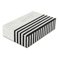 Boîte à bijoux artisanale de collection en résine incrustée, style moderne, écologique, avec couvercle à charnière, pour rangement de colliers et bagues, décoration intérieure