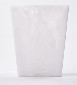 Cesto de Papel Cuadrado de Resina Epoxi con Parte Superior Abierta de 30L, Cesto de Reciclaje Decorativo para el Hogar, Baño y Cocina - Product Image 6