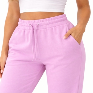 Pantalones Deportivos Casuales de Invierno para Mujer, Algodón Suave, Ajuste Cómodo, Cintura Elástica, Bolsillos Laterales, Antiarrugas, Ecológicos, Ligeros - Product Image 5