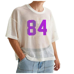 Camisetas de Verano Unisex de Manga Corta, Tejido Sólido Transpirable, Corte Regular, Anti-Pilling, 100% Poliéster, MOQ Bajo, Personalizables - Product Image 3